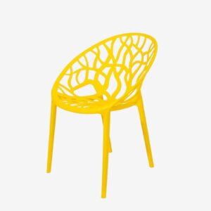 Plastic Rocking Chair -Yellow
